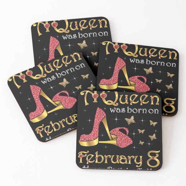 Item preview, Womens A Queen Was Born on February 8 8th February Birthday designed and sold by ALISONABBOTTAU.