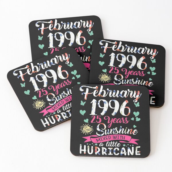 Item preview, Womens February Girls 1996  25 Years Old Awesome since 1996 designed and sold by SeanRichar.