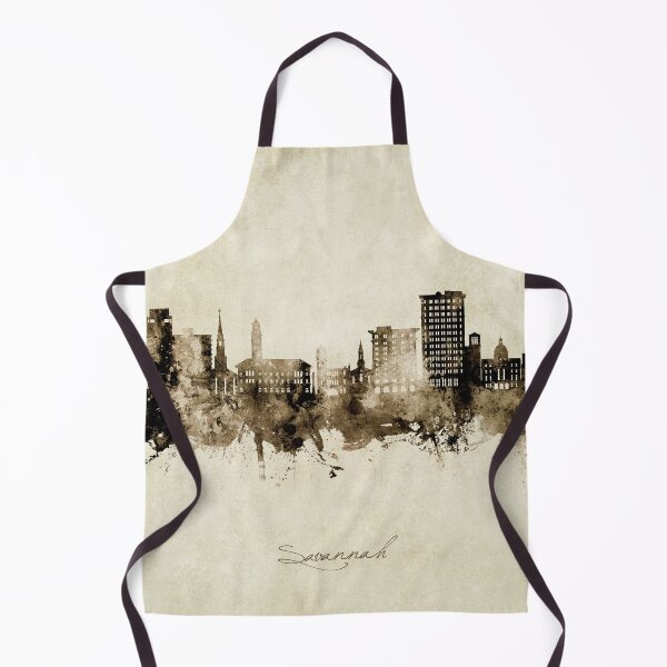 Artikelvorschau, Savannah Georgia Skyline entworfen und verkauft von ArtPrints.