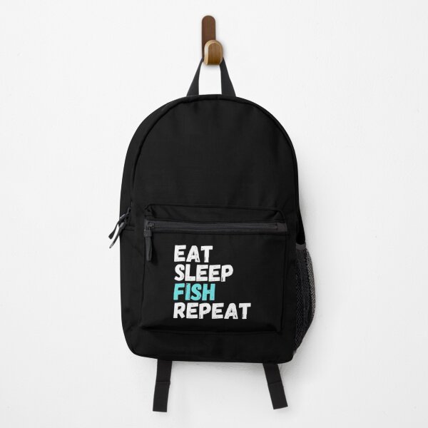 Item preview, Eat Sleep Fish Repeat designed and sold by HobbyRoost.