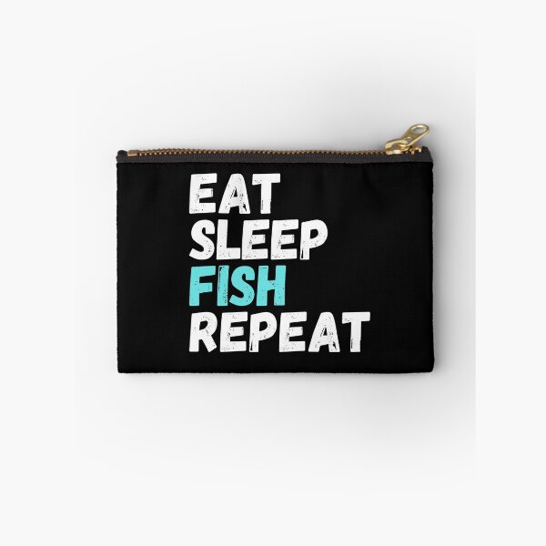 Item preview, Eat Sleep Fish Repeat designed and sold by HobbyRoost.