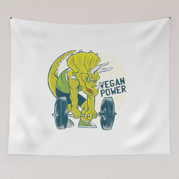 Item preview, Vegan Power Fitness Vegan Gym Bodybuilding designed and sold by Bearded-Viking.
