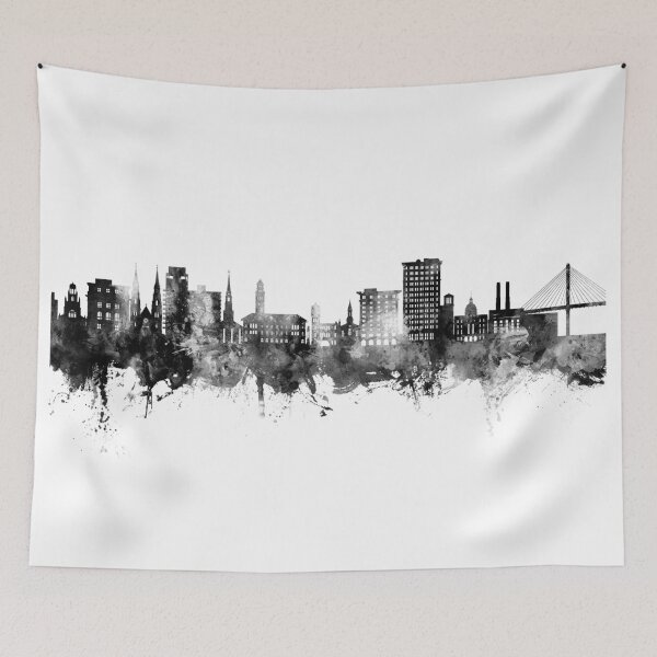 Aperçu de l'œuvre Savannah Georgia Skyline créée et vendue par ArtPrints.