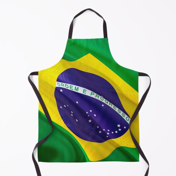 Item preview, Brazilian flag fluttering designed and sold by Oliveirallan.