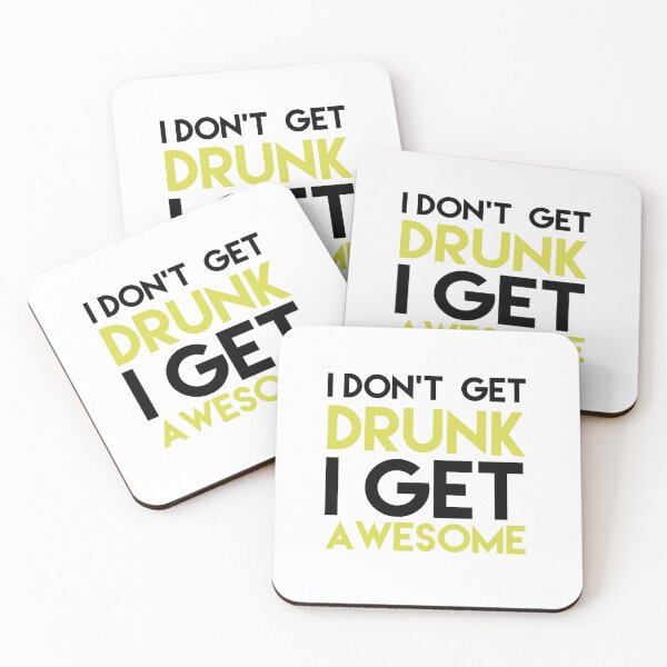 Item preview, I Don't Get Drunk I Get Awesome T shirt Funny Tee designed and sold by medbouk1.