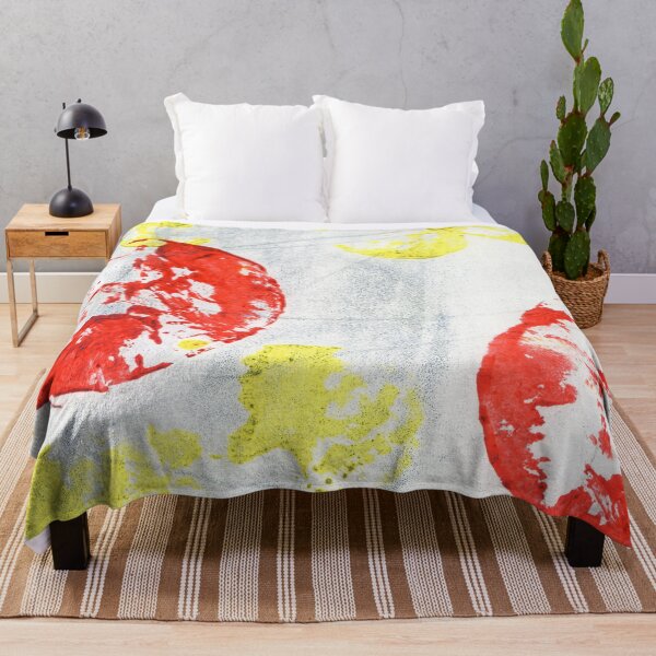 Item preview, red and yellow apples: printmaking designed and sold by kosarandrea.