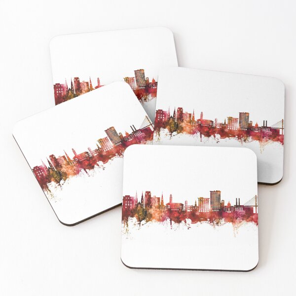 Item preview, Savannah Georgia Skyline designed and sold by ArtPrints.