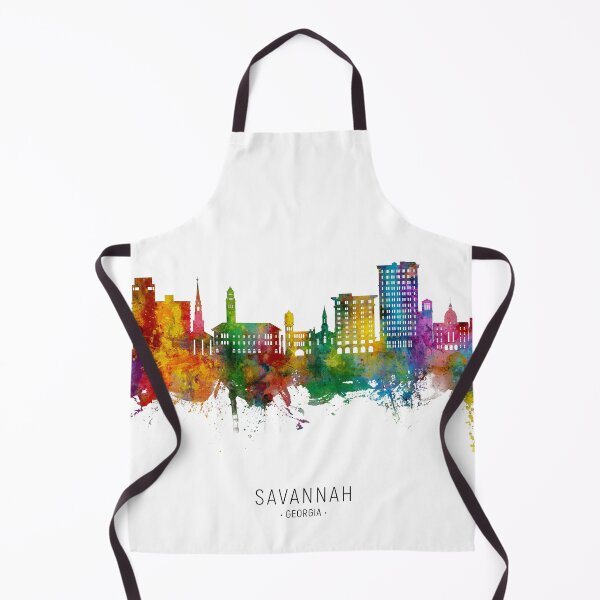 Artikelvorschau, Savannah Georgia Skyline entworfen und verkauft von ArtPrints.