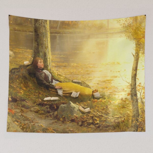 Item preview, Reading Under a Golden Sun designed and sold by DVerissimo.