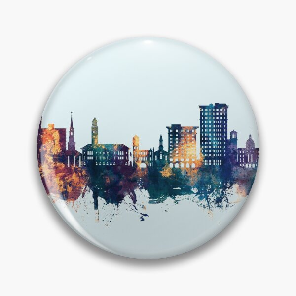 Artikelvorschau, Savannah Georgia Skyline entworfen und verkauft von ArtPrints.