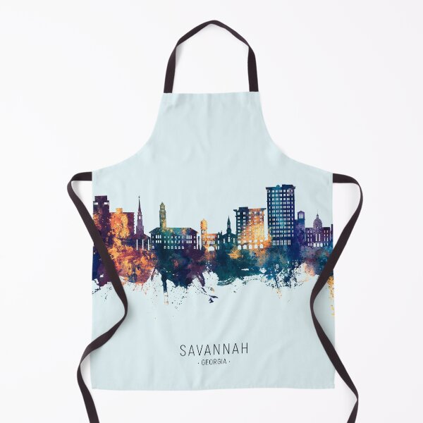 Artikelvorschau, Savannah Georgia Skyline entworfen und verkauft von ArtPrints.