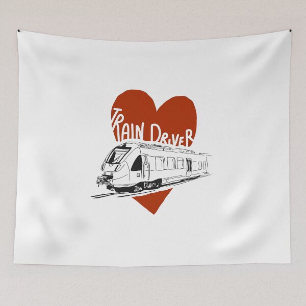 Item preview, Train driver driving best train driver trains love trains  designed and sold by Tropical Blood.