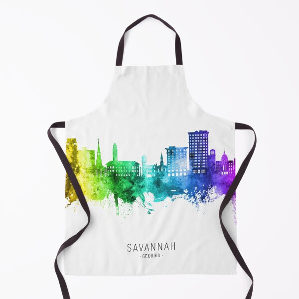Artikelvorschau, Savannah Georgia Skyline entworfen und verkauft von ArtPrints.