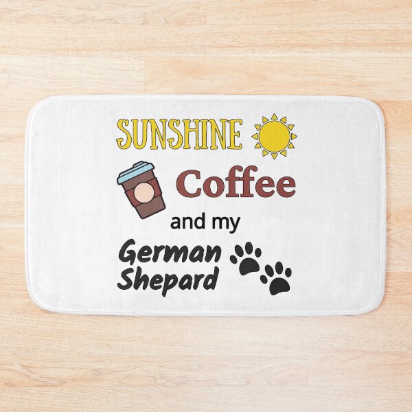Item preview, Sunshine Coffee and my German Shepherd designed and sold by TommysShop.