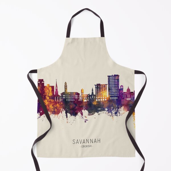 Artikelvorschau, Savannah Georgia Skyline entworfen und verkauft von ArtPrints.