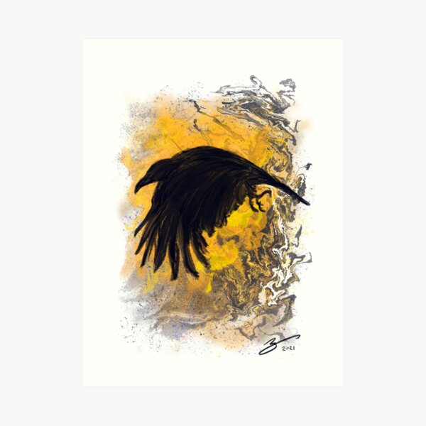 Every Crow is on a Journey: Number Eight Art Print