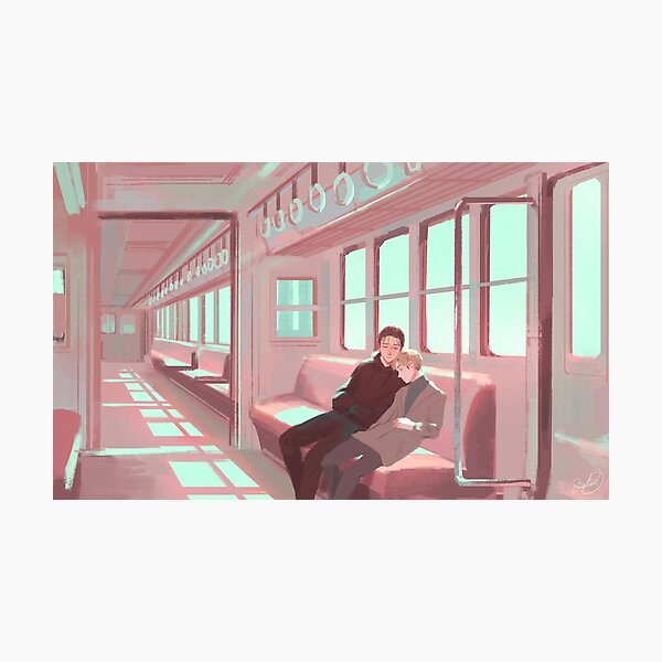 Empty Train Photographic Print