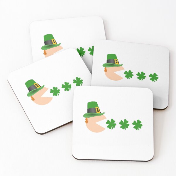 Item preview, St. Patrick's day Leprechaun eating clovers designed and sold by PERsonalthreads.