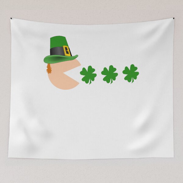 Item preview, St. Patrick's day Leprechaun eating clovers designed and sold by PERsonalthreads.