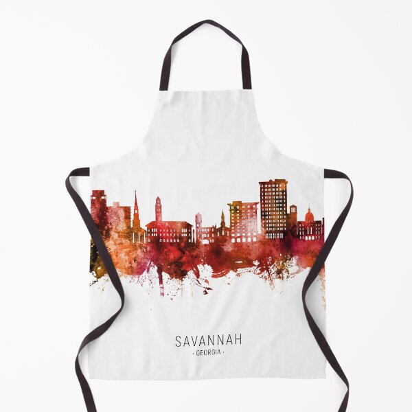 Artikelvorschau, Savannah Georgia Skyline entworfen und verkauft von ArtPrints.
