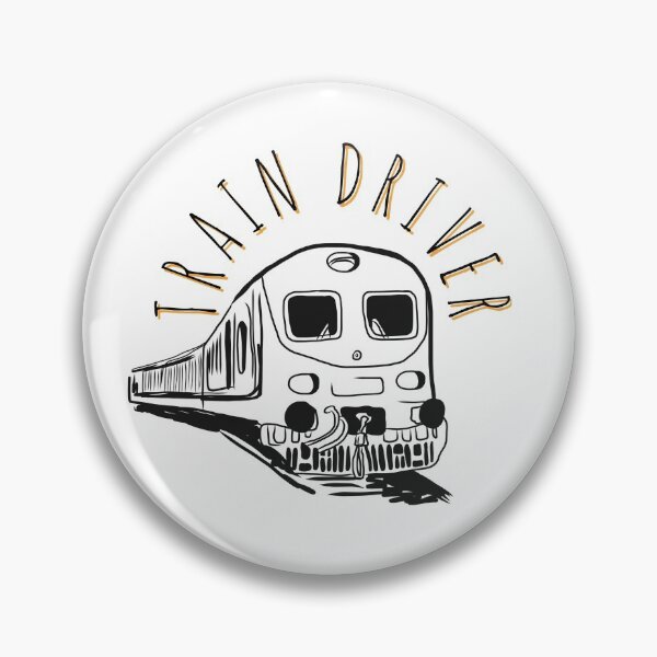 Item preview, Train driver yellow USA trains love trains  designed and sold by Tropical Blood.