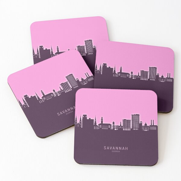 Item preview, Savannah Georgia Skyline designed and sold by ArtPrints.