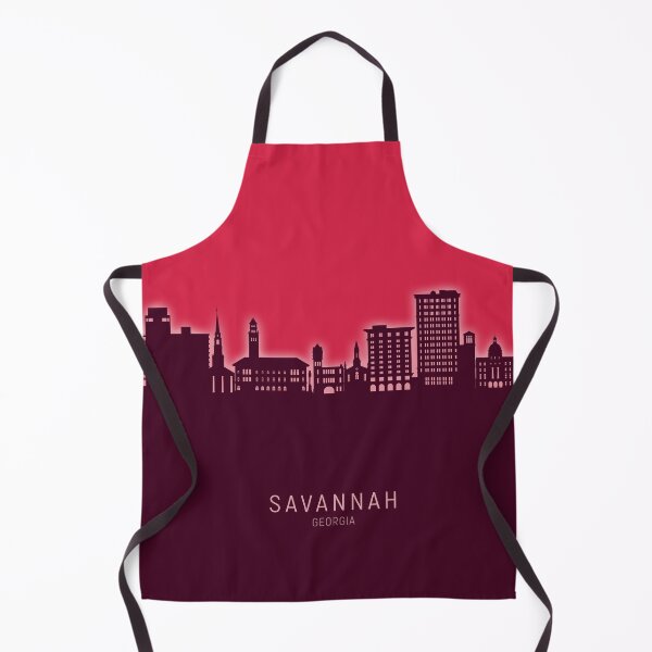 Artikelvorschau, Savannah Georgia Skyline entworfen und verkauft von ArtPrints.
