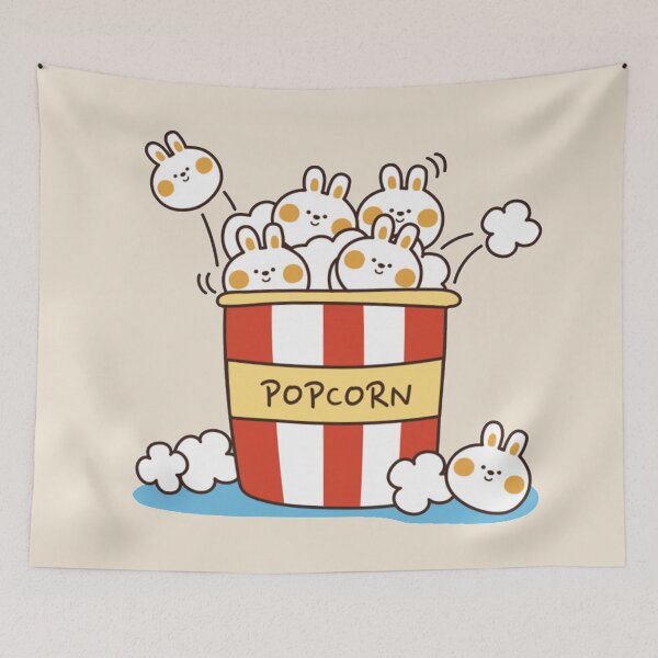 Item preview,  Usagi Popcorn - Beige designed and sold by kawaiistudio.