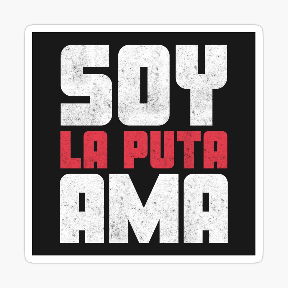 Soy la Puta Ama black quote Nairobi Casa de Papel | Pin