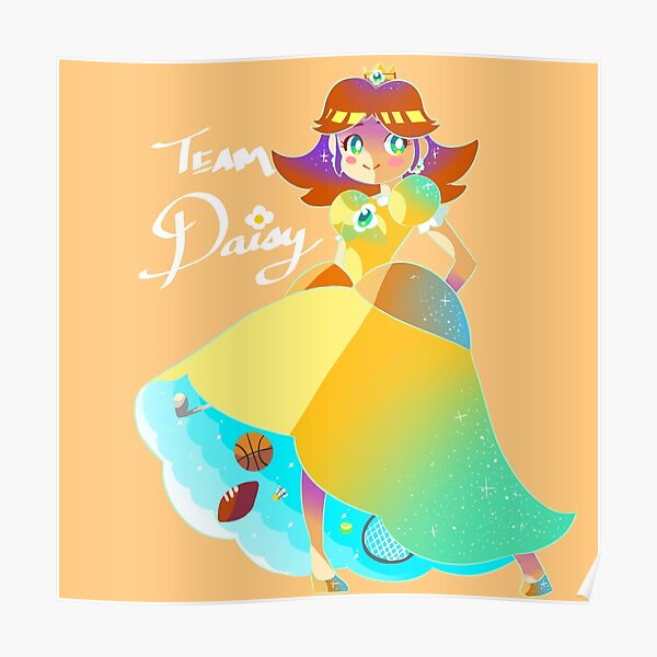 Team Daisy Poster By Midnazora Redbubble