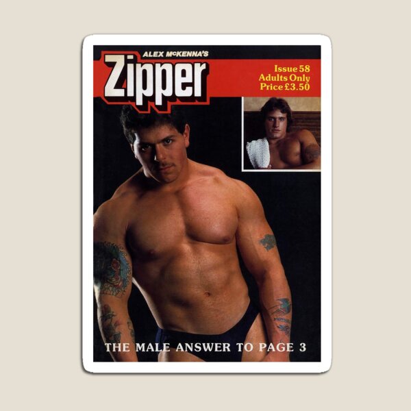 1970s Gay Porn Magazines - Zipper Magazine - Issue 58 - Classic Gay Porn Magazine Cover\