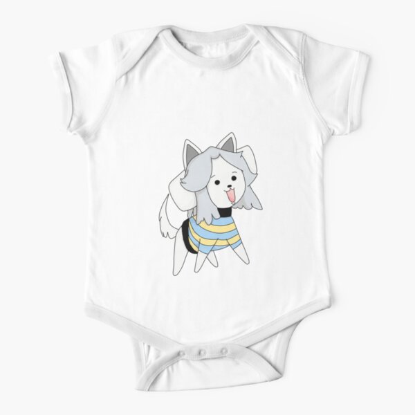 TYUI Cute Sleeping French Bulldog Bodysuit for Newborn Baby White