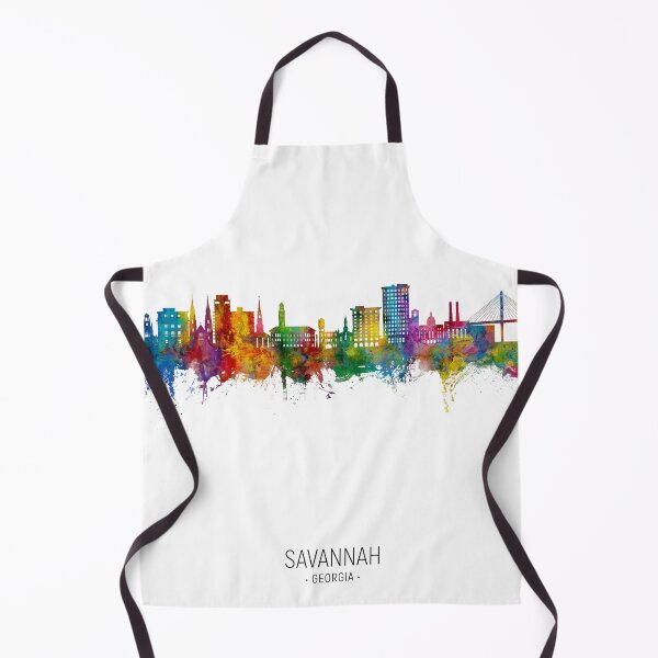 Artikelvorschau, Savannah Georgia Skyline entworfen und verkauft von ArtPrints.