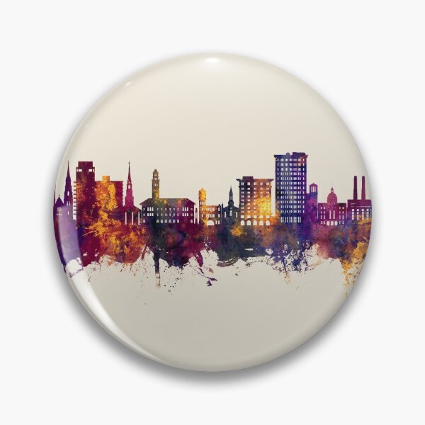 Artikelvorschau, Savannah Georgia Skyline entworfen und verkauft von ArtPrints.