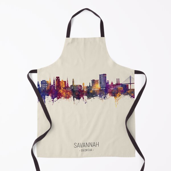 Artikelvorschau, Savannah Georgia Skyline entworfen und verkauft von ArtPrints.