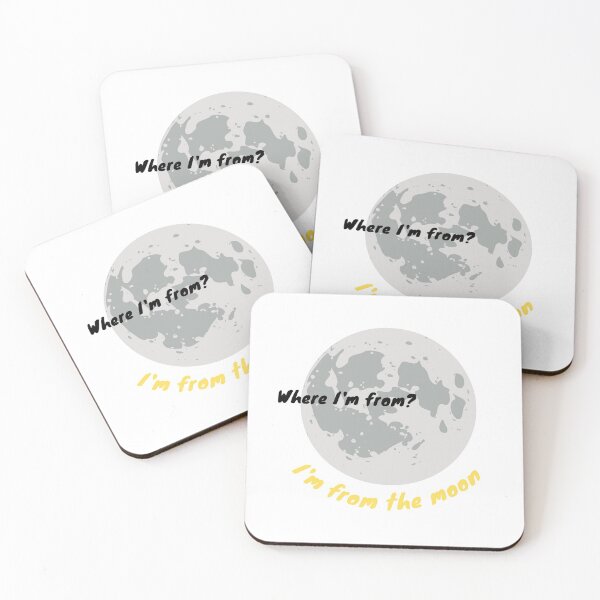 Item preview, I'm from the moon on white designed and sold by SpongyDesings.