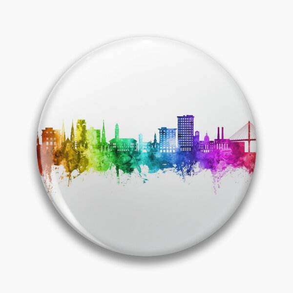 Artikelvorschau, Savannah Georgia Skyline entworfen und verkauft von ArtPrints.