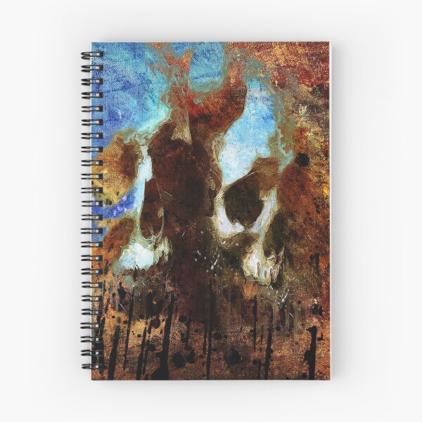 Item preview, Skulls on fire designed and sold by DjonzeStore.