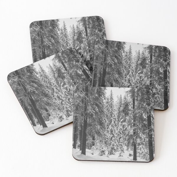 Item preview, Graphical landscape of the forest in winter designed and sold by Jouko Lehto Photography.