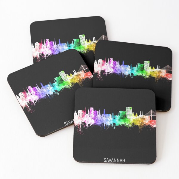 Artikelvorschau, Skyline von Savannah, Georgia entworfen und verkauft von ArtPrints.