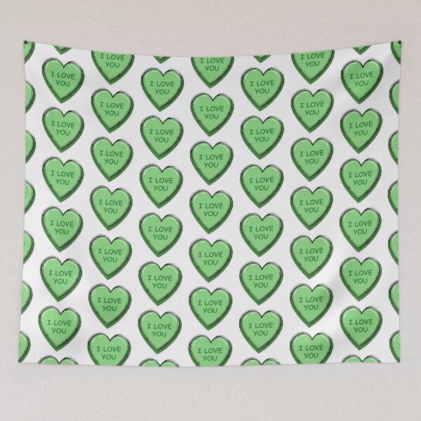 Item preview, Candy Hearts 2021 Green Color designed and sold by MisPuHoney.
