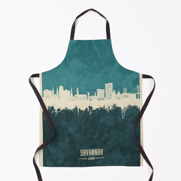 Artikelvorschau, Savannah Georgia Skyline entworfen und verkauft von ArtPrints.