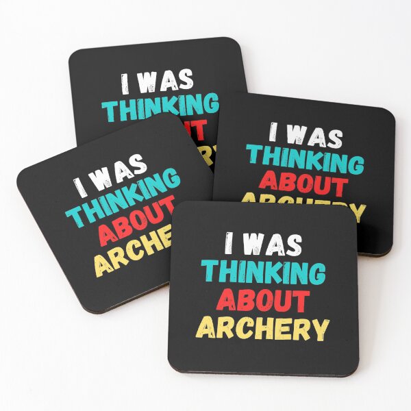 Item preview, I Was Thinking About Archery designed and sold by HobbyRoost.