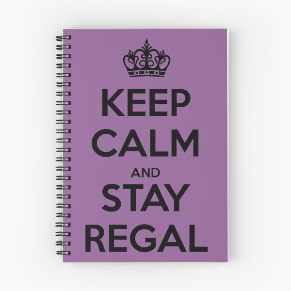 Item preview, Keep Calm and Stay Regal (Black) designed and sold by cheyenned.