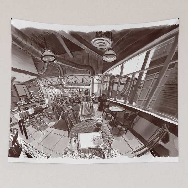 Item preview, In the Coffee Shop designed and sold by paulheaston.