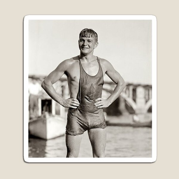 Item preview, Handsome Swimmer - Turn of the Century  designed and sold by IntersectPhoto.