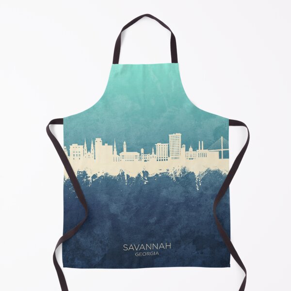 Artikelvorschau, Savannah Georgia Skyline entworfen und verkauft von ArtPrints.