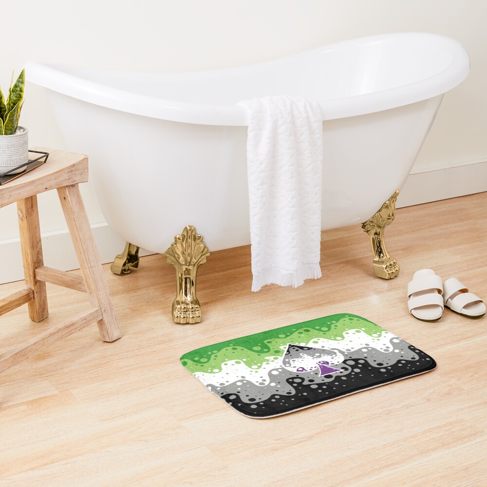 Vista previa del artículo con la obra «Alfombra de baño», diseñado y vendido por aevios.