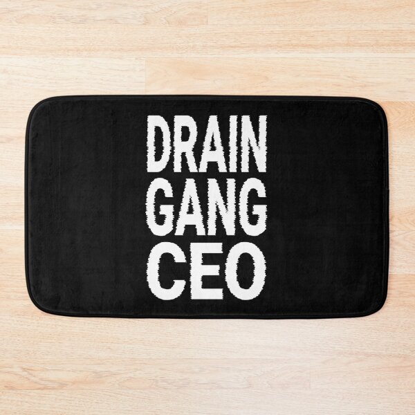 Item preview, Drain Gang CEO (White Text) designed and sold by Leatherface.