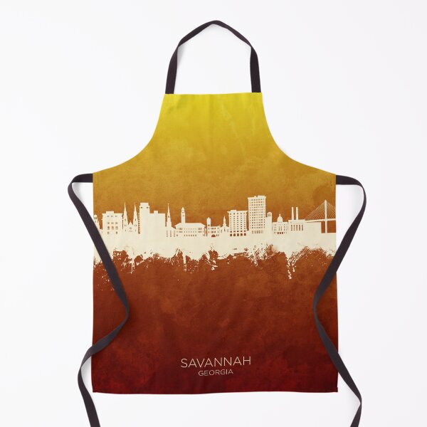 Artikelvorschau, Savannah Georgia Skyline entworfen und verkauft von ArtPrints.
